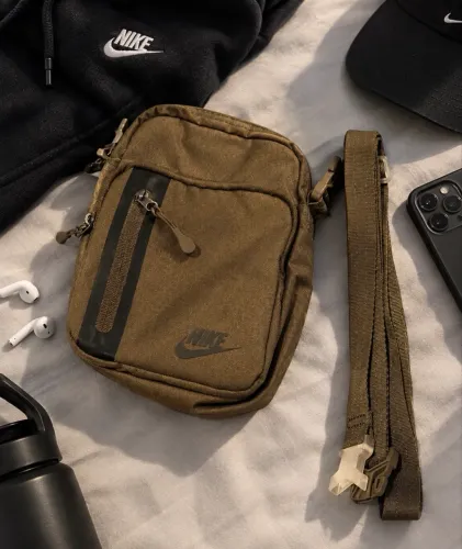     Shoulder Bag Nike Marrom - Crossbody Casual Original