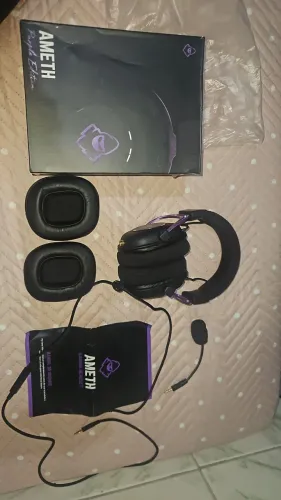 Headset Fone Gamer Mancer Ameth Purple Edition 7.1 - Novo