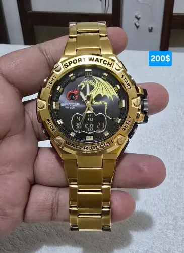Relógio da SANDA Dragon em aço original