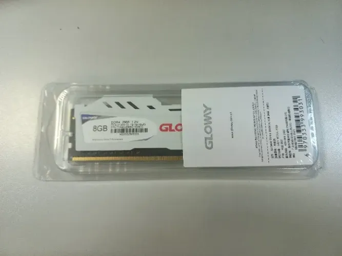 Memória Ram Gloway DDR4 8gb 2666mhz branca