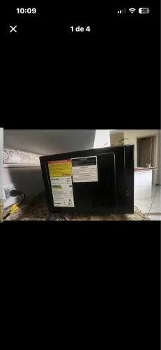 Micro-ondas novo !LG 30L Preto Solo NeoChef MS3033DSA.FBKGLGZ