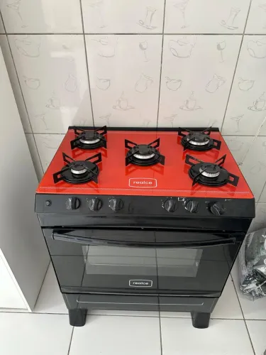 Fogão 5 bocas acendimento automático 