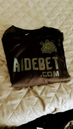 Camisa Corinthians All Black Estilo Torcedor Premium 