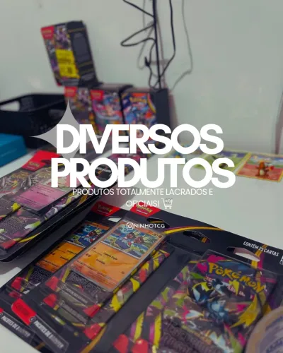 Pokémon TCG Blister Triplo Quádruplo Booster Avulsos Toploader