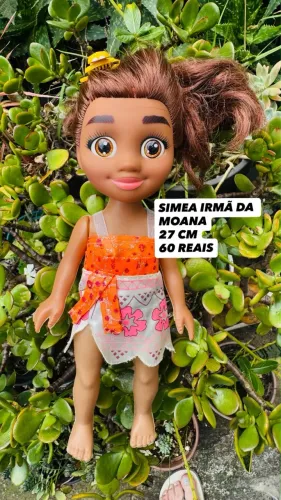 BONECA SIMEA IRMÃ DA MOANA