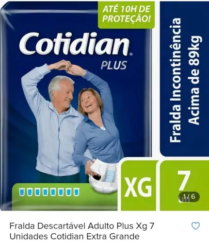 Fraldas geriátrica