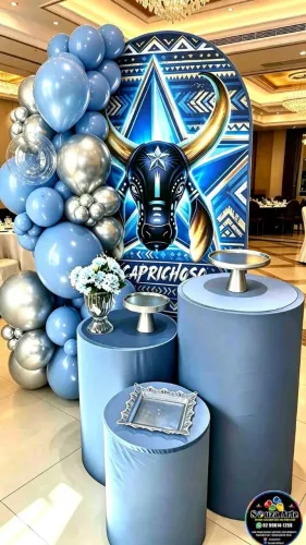 Decoração de festa caprichoso
