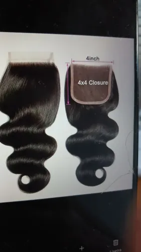 Tip closere de cabelo humano 4×4