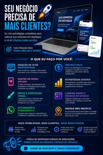 Seu negócio precisa de mais clientes?