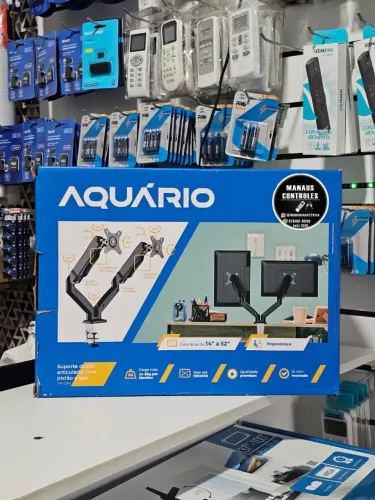 Suporte para 2 monitores articulado