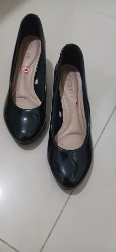 Sapato Boneca Preto Beira Rio 
