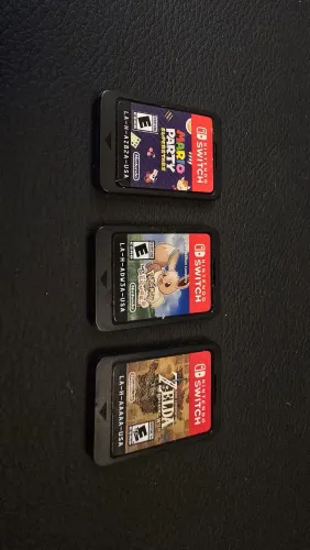 Jogos Nintendo Switch - Zelda BOTW - Mario Party Superstars - Pokemon Let's Go Eevee