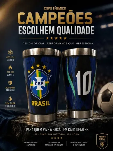 COPOS TÉRMICOS PERSONALIZADOS - TIMES DE FUTEBOL