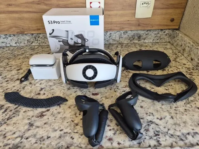 Bobovr S3 Pro + Bateria + Kit Proteção de Silicone para Meta Quest 3/3s, Zerado!!!