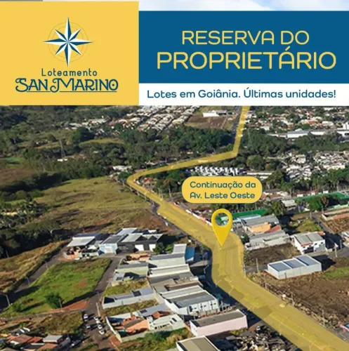 Lotes Comercial Residencial Sanmarino Goiânia Goiás