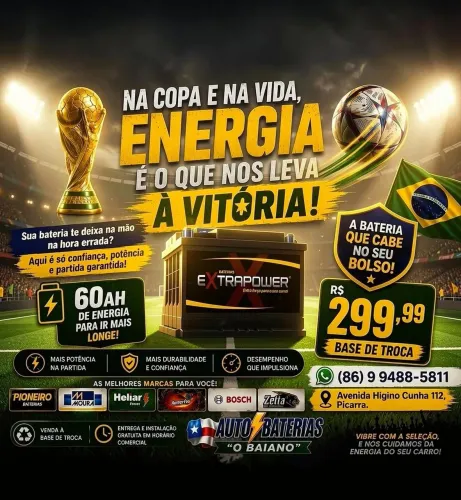 Bateria 60ah apartir de 299.99 a base de troca.
