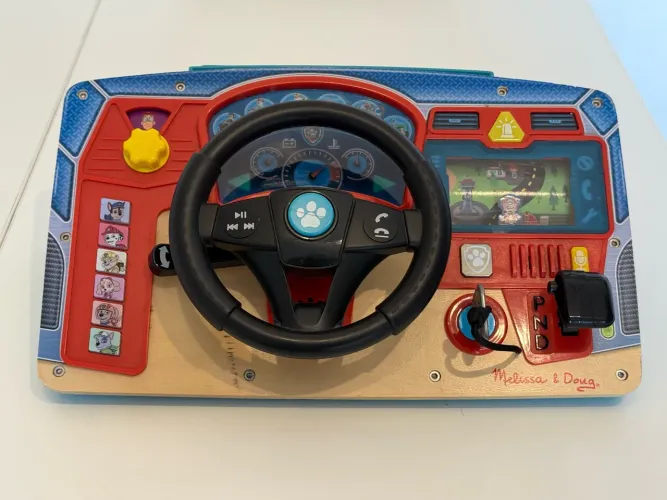 Painel Volante Interativo de Madeira Patrulha Canina (PAW Patrol) - Marca Melissa & Doug