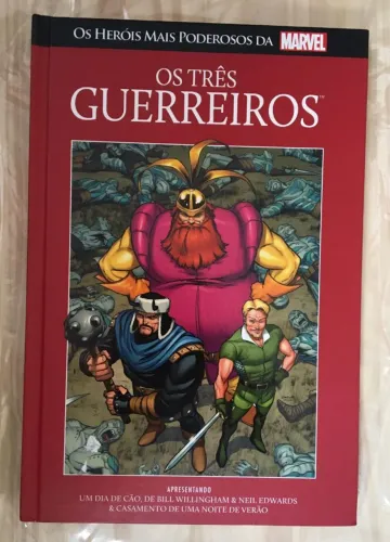 Salvat (capa vermelha) - Loose - "Os Três Guerreiros" - Marvel