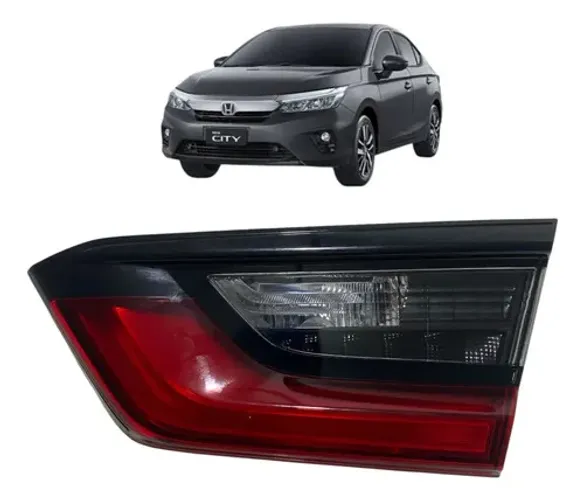 Lanterna Direita Led Tampa De Mala Honda City Sedan 2022 Direito/passageiro Vermelho