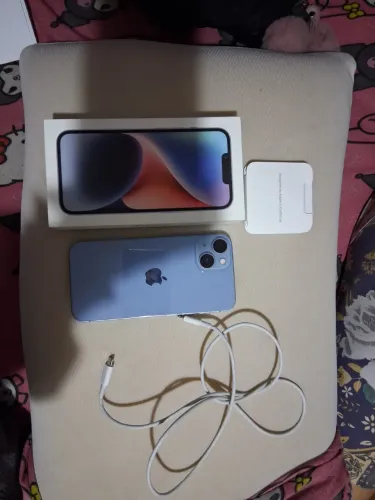 Iphone 14 azul,128 GB com Nota Fiscal