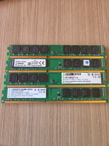 Memória RAM DDR3 8gb 1333mhz e 1600mhz