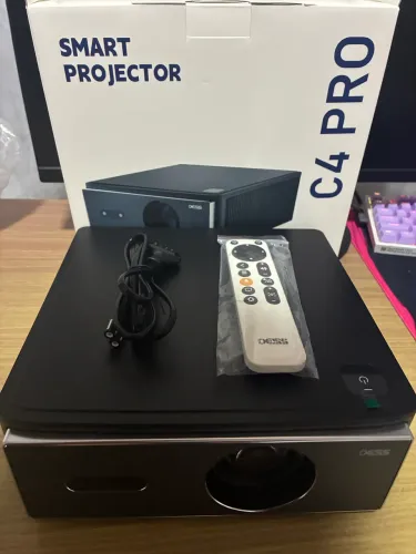 Projetor Dess c4 pro NOVO 1200 ansi Android