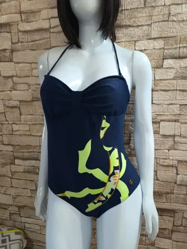 Maiô Gucci Vintage Anos 80 Azul Marinho Original - Tam M/G