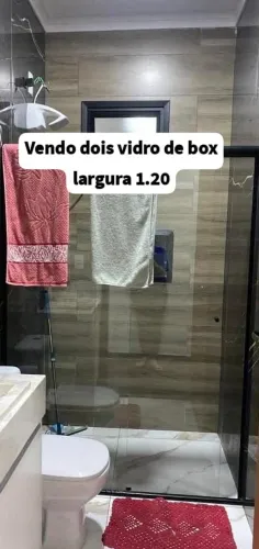 Vendo vidro de box 
