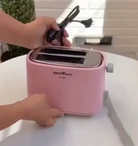 Torradeira rosa
