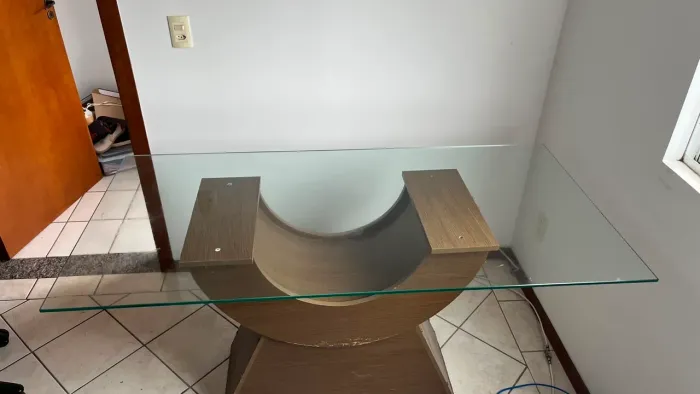 Vendo mesa de vidro