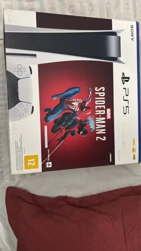 Vendo PS5 3 meses de uso com caixa mídia física e digital com jogo Spider-Man dois incluso