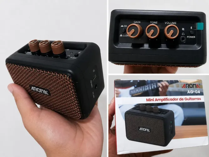 MINI AMPLIFICADOR PORTÁTIL AROMA AG-04