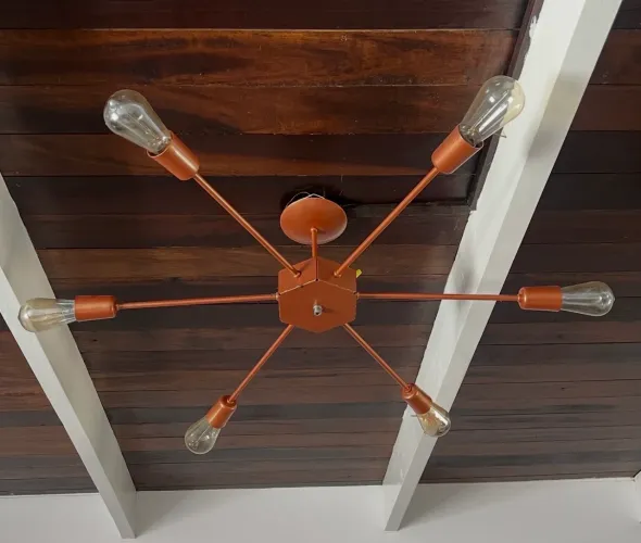 Luminária retrô 