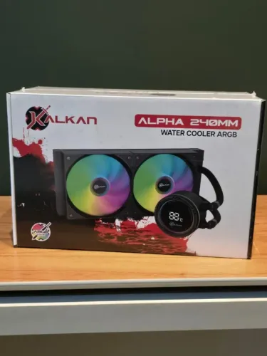 Water Cooler Gamer Kalkan Alpha 240 ARGB com display