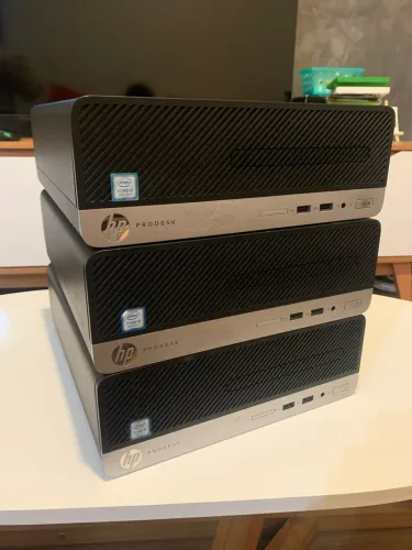 Lote 3 PCs HP 400 G5 | i5 8ª | SSD 500gb | 8GB RAM