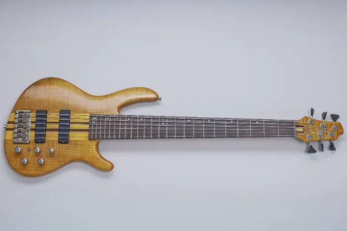 Baixo Cort Artisan A6 6 cordas com captação bartolini e circuito TB Tech Prodigy