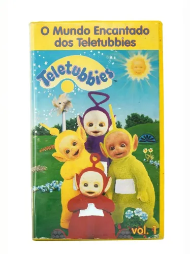 Fita Vhs Teletubbies O Mundo Encantado Vol. 1 Original