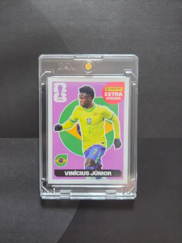 Figurinha Legend Extra Sticker Vinícius Júnior Lilás