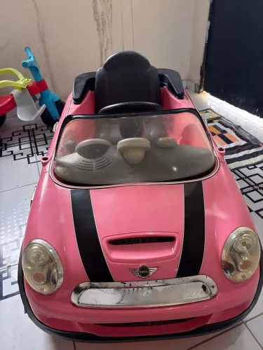 Mini Cooper Rosa Infantil