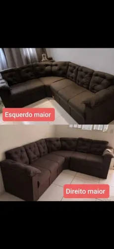 Sofá De Canto Com Braço