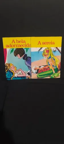 Livros Infantis Clássicos Vintage - A Bela Adormecida e A Sereia (1982)