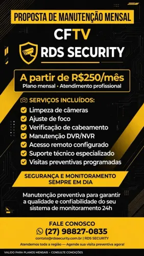 Rds Instalação e manutenção