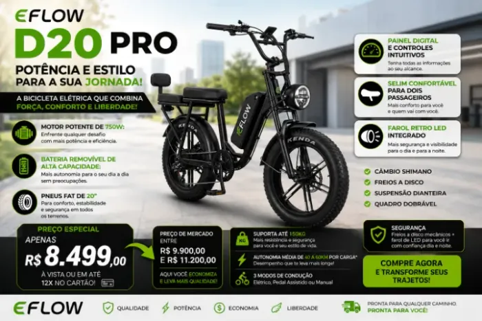 D20 750W ABAIXO DO PREÇO DE MERCADO