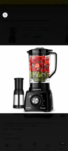 Liquidificador mondial 