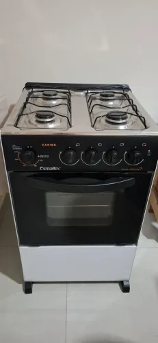 Fogão a gás 4 bocas automático esmaltec