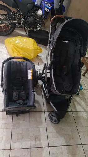 Conjunto carrinho e bebe conforto INFANTI