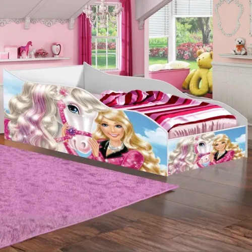 Cama Solteiro Carro Barbie / entrega rapida<br> / 