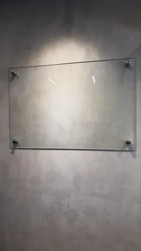 Quadro de vidro para estudos moodboard, reuniões e avisos de Vidro 60x90cm