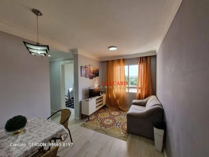 Apartamento para alugar, 46 m² por R$ 2.480,00/mês - Ponte Grande - Guarulhos/SP