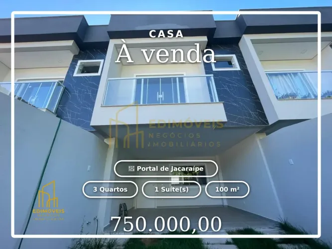 Seu novo lar: casa com suíte em Portal de Jacaraípe, perto da praia!